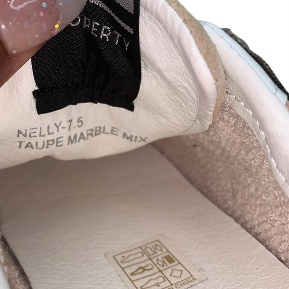 Vintage Havana Nelly Women’s 7.5 Taupe Marble Mix Sneakers Casual Star Design - Picture 16 of 16